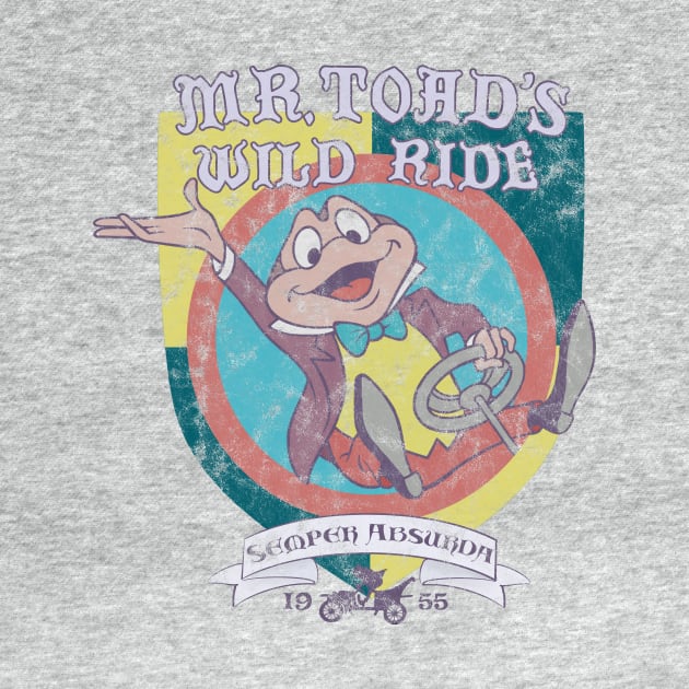 Mr. Toad's Wild Ride - 1955 Vintage Texture by Morgan Jane Designs